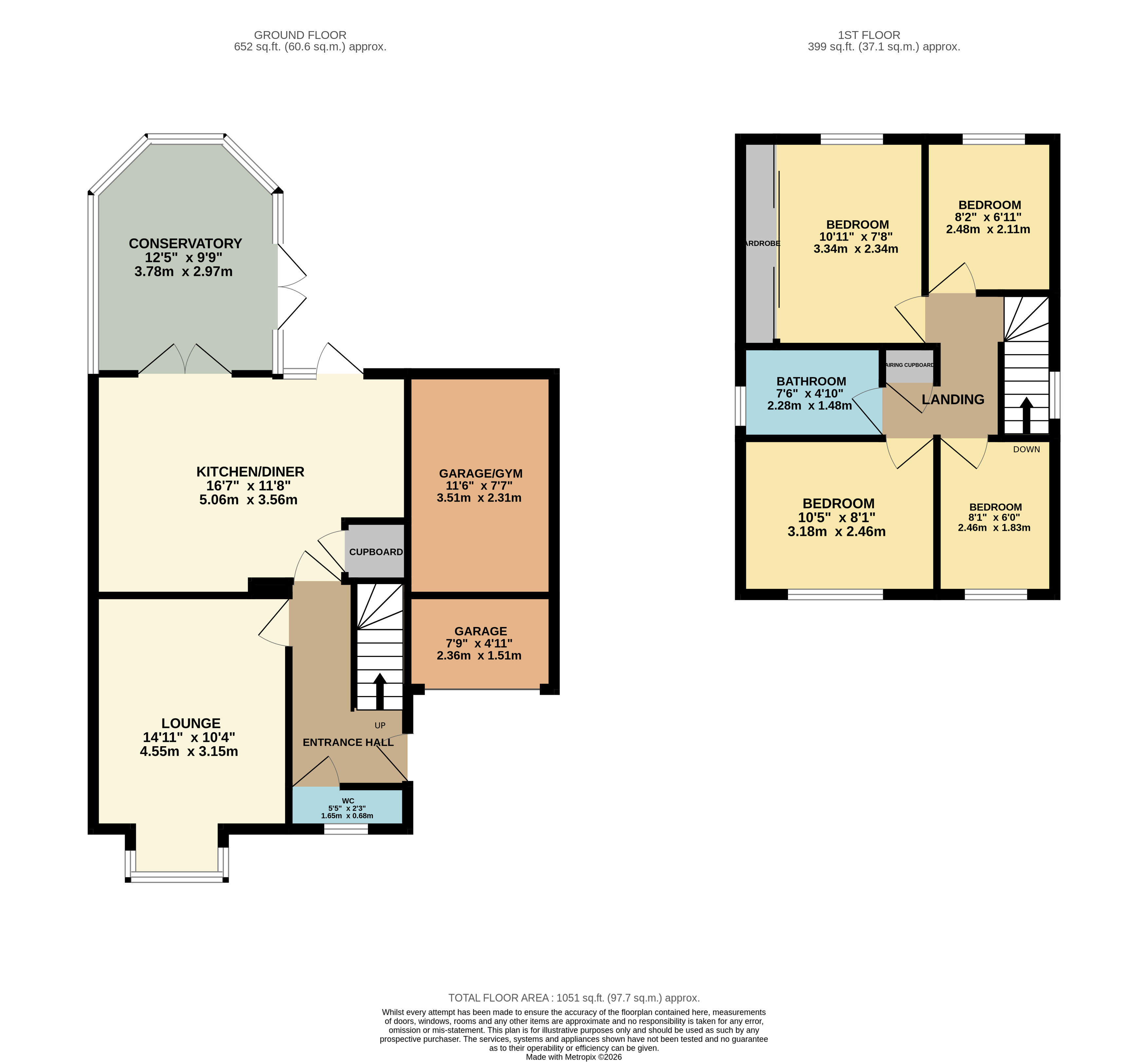 12, Ravenhill Way, Bedfordshire floorplan