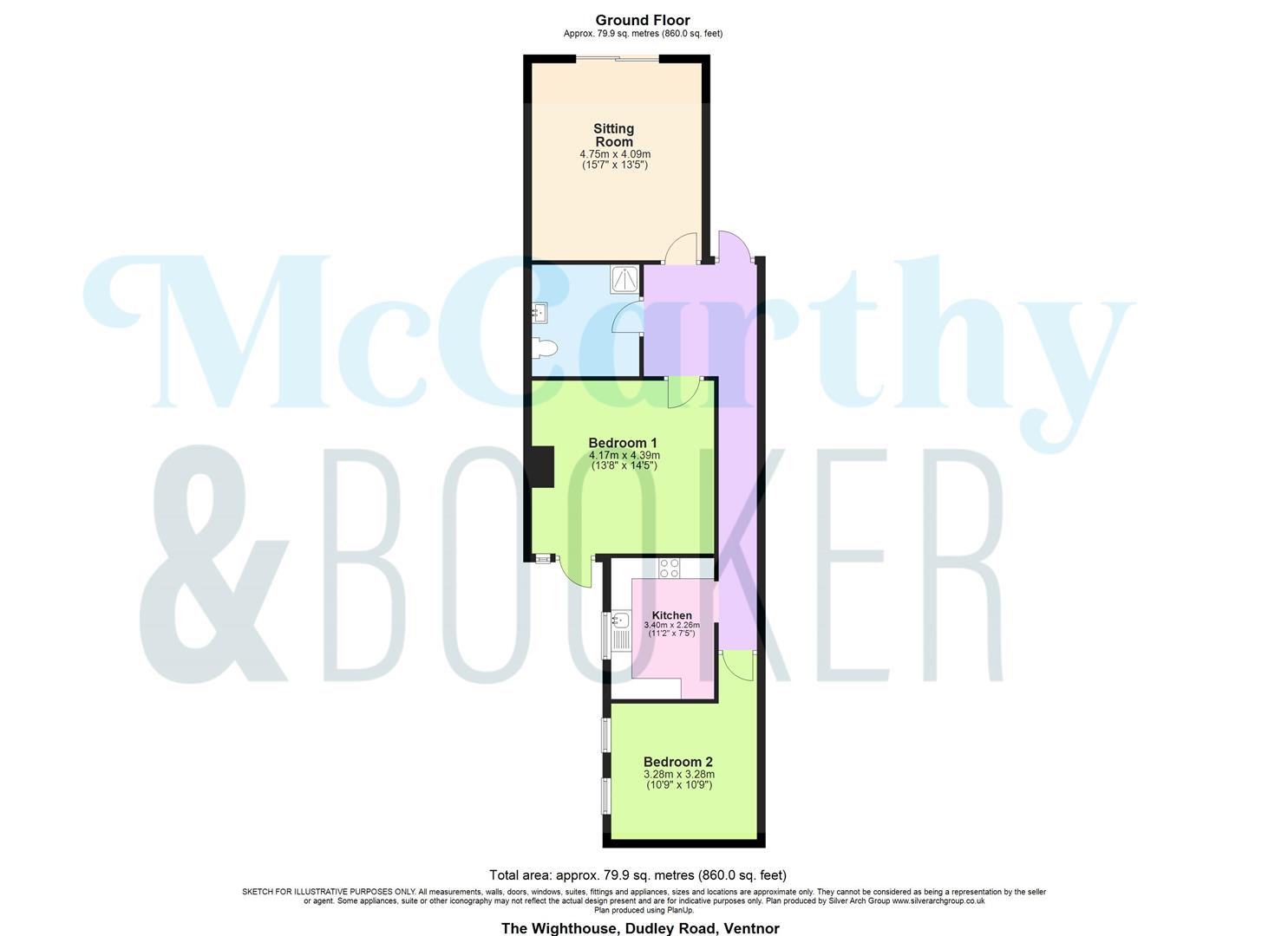 1, The Wighthouse, Dudley Road, Ventnor floorplan
