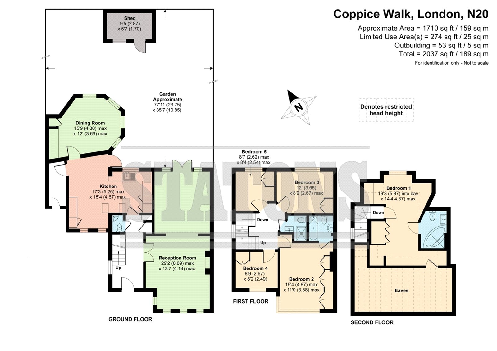 24, Coppice Walk, London floorplan