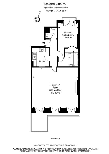 1 Bedrooms Flat to rent in Lancaster Gate, London W2