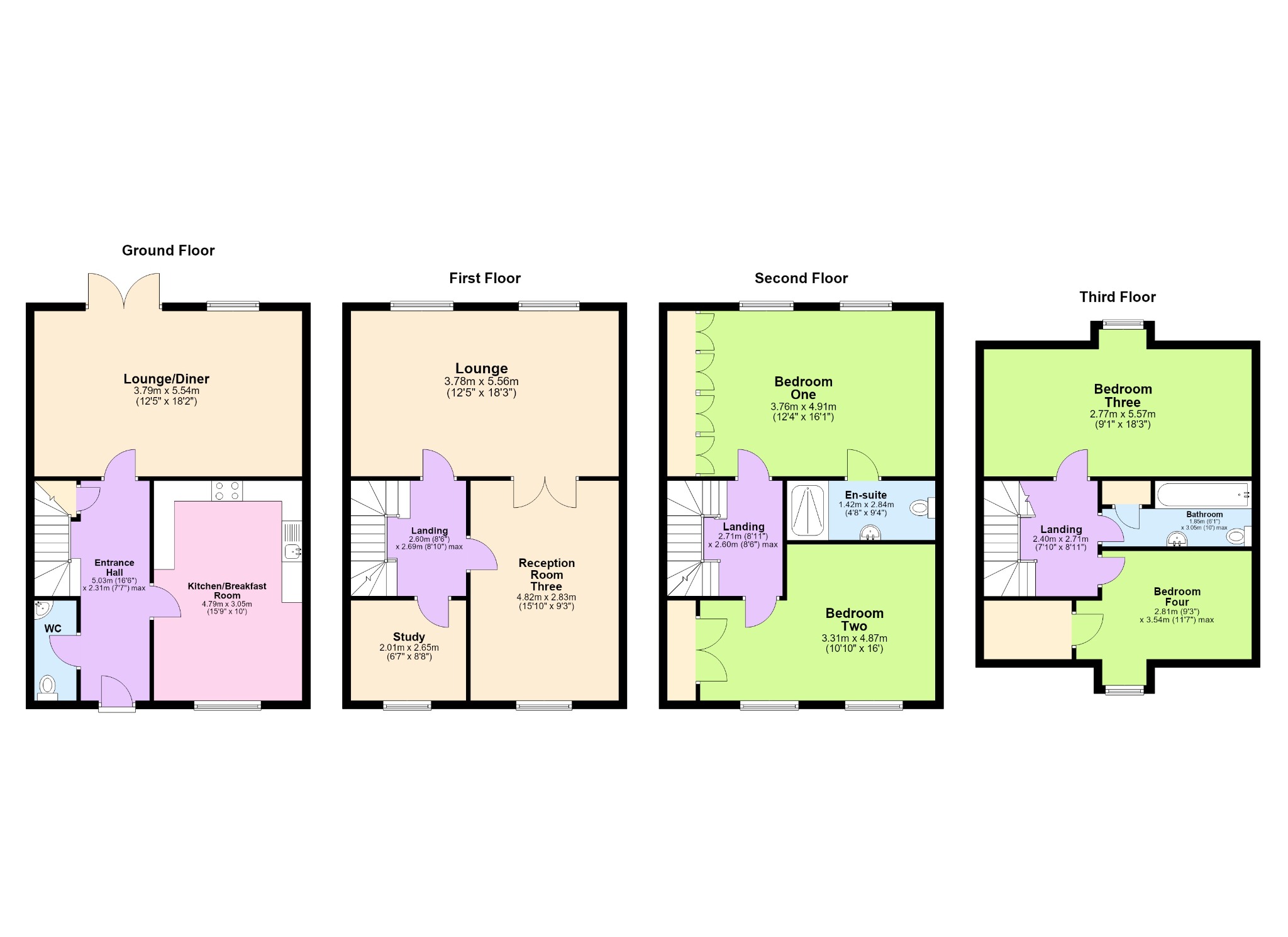 21 Black Cat Street, Northampton, Northamptonshire floorplan