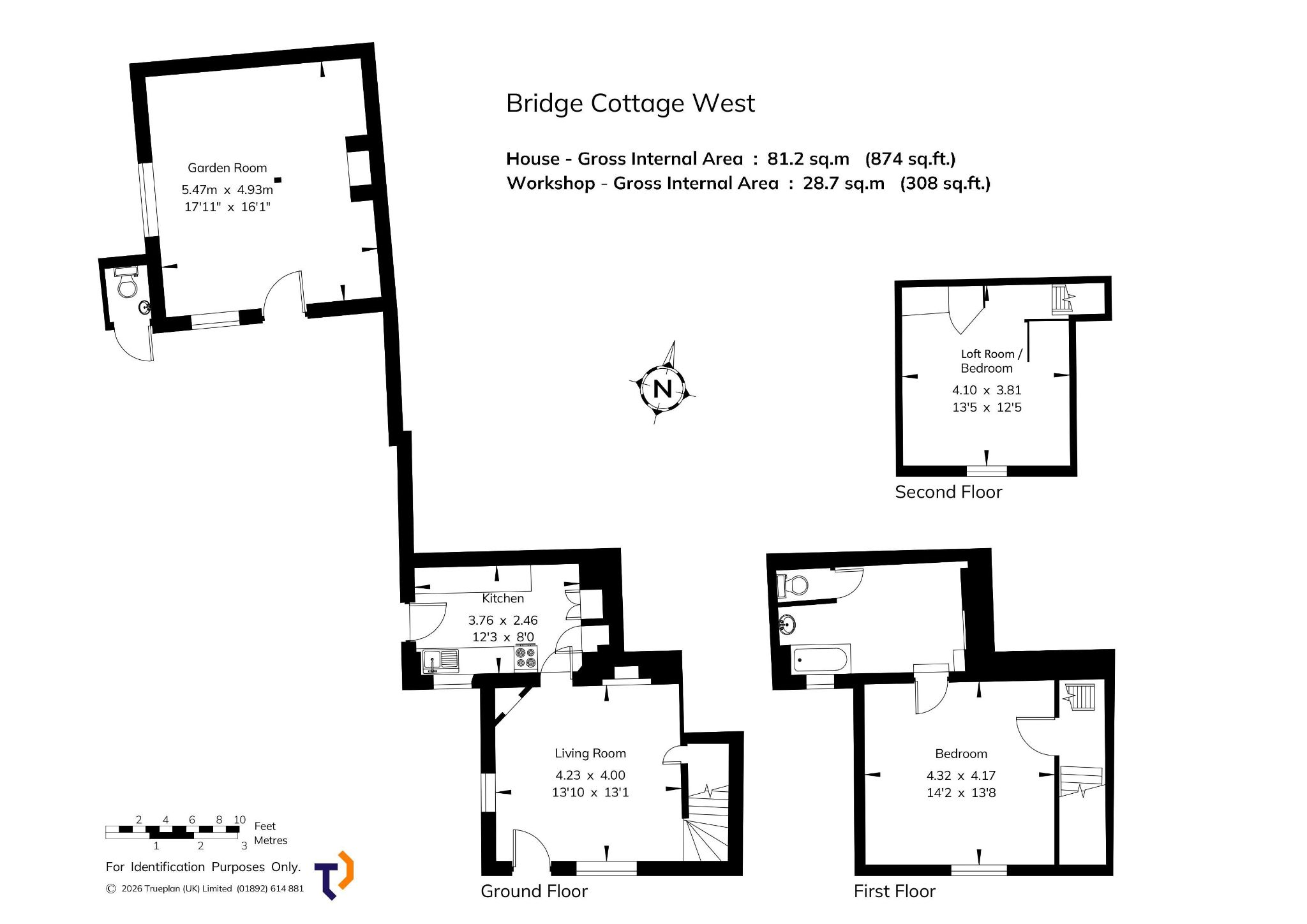 Bridge Cottage West, Otford floorplan