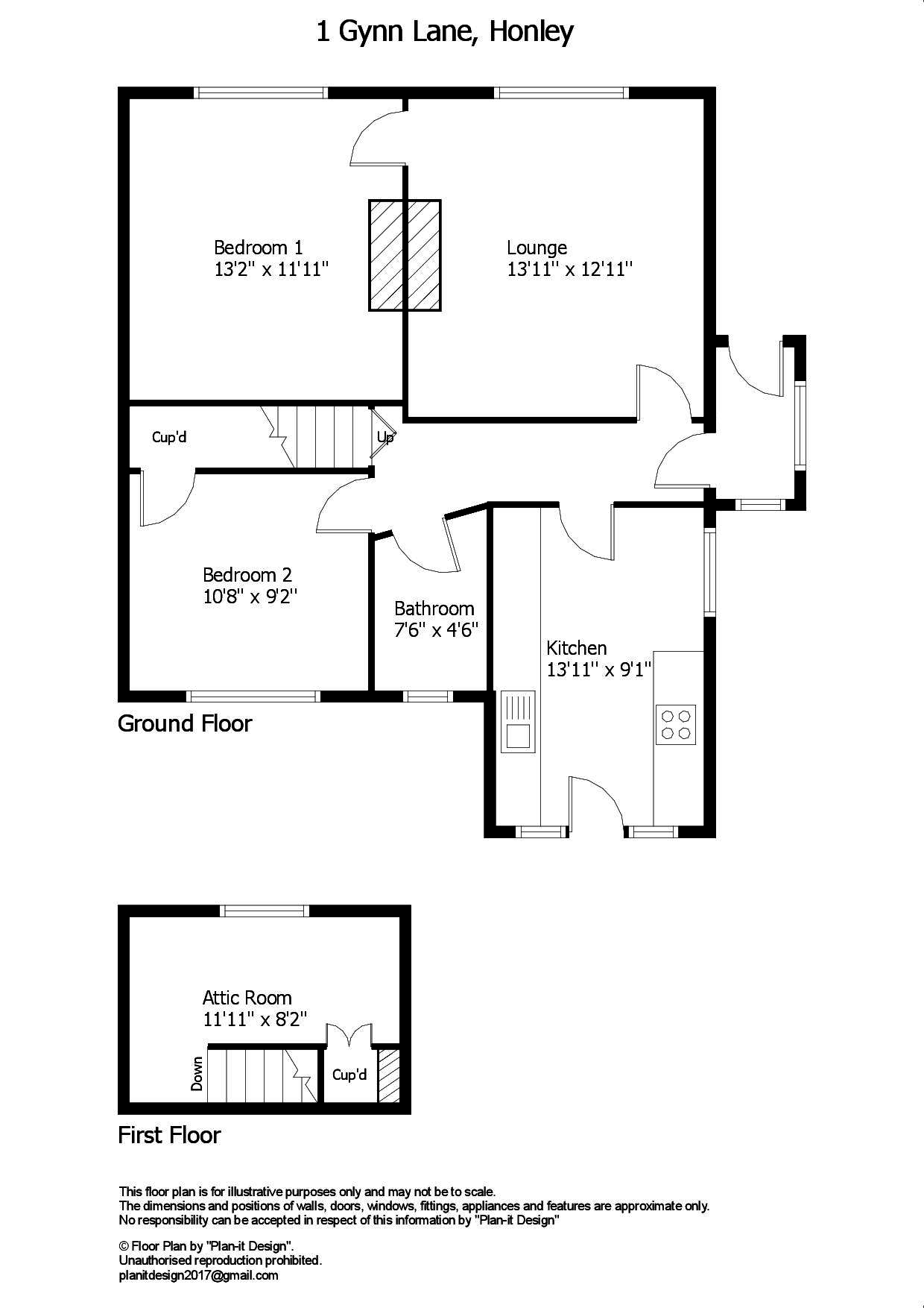 Gynn Lane, Honley, Holmfirth HD9, 2 bedroom semidetached bungalow for