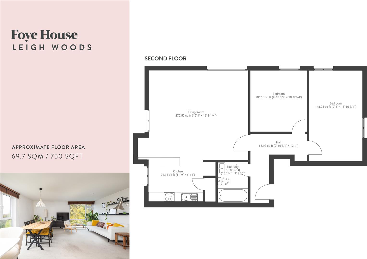 24, Foye House, Bridge Road, Bristol floorplan