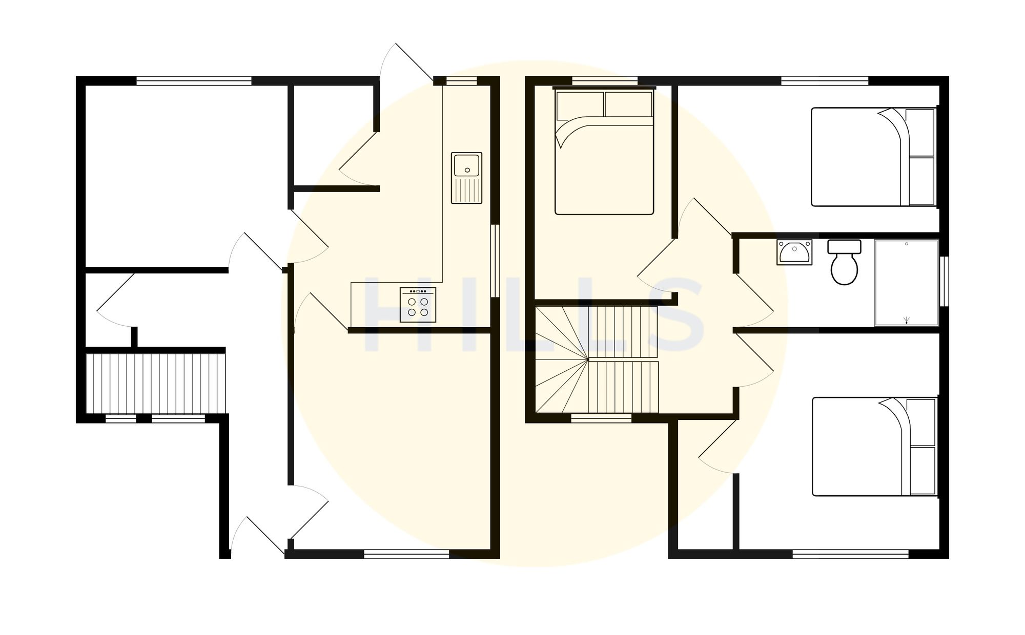 14 Normanton Avenue, Salford floorplan