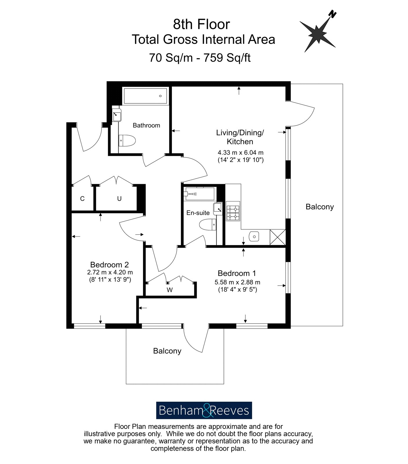 Caldon Boulevard, Wembley floorplan