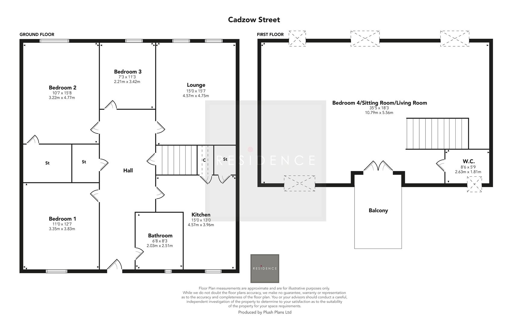 Cadzow Street, Hamilton floorplan