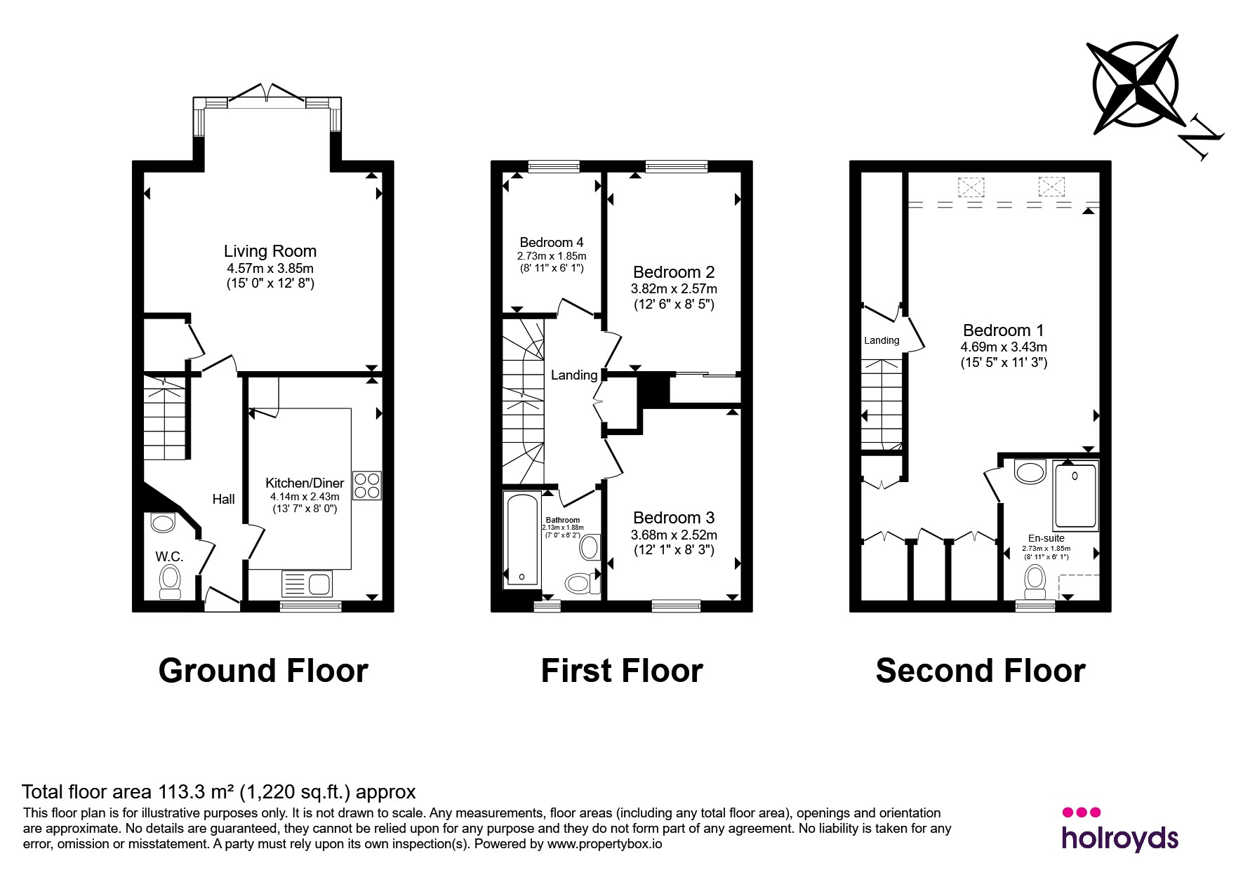 10, Stephenson Drive, Keighley floorplan