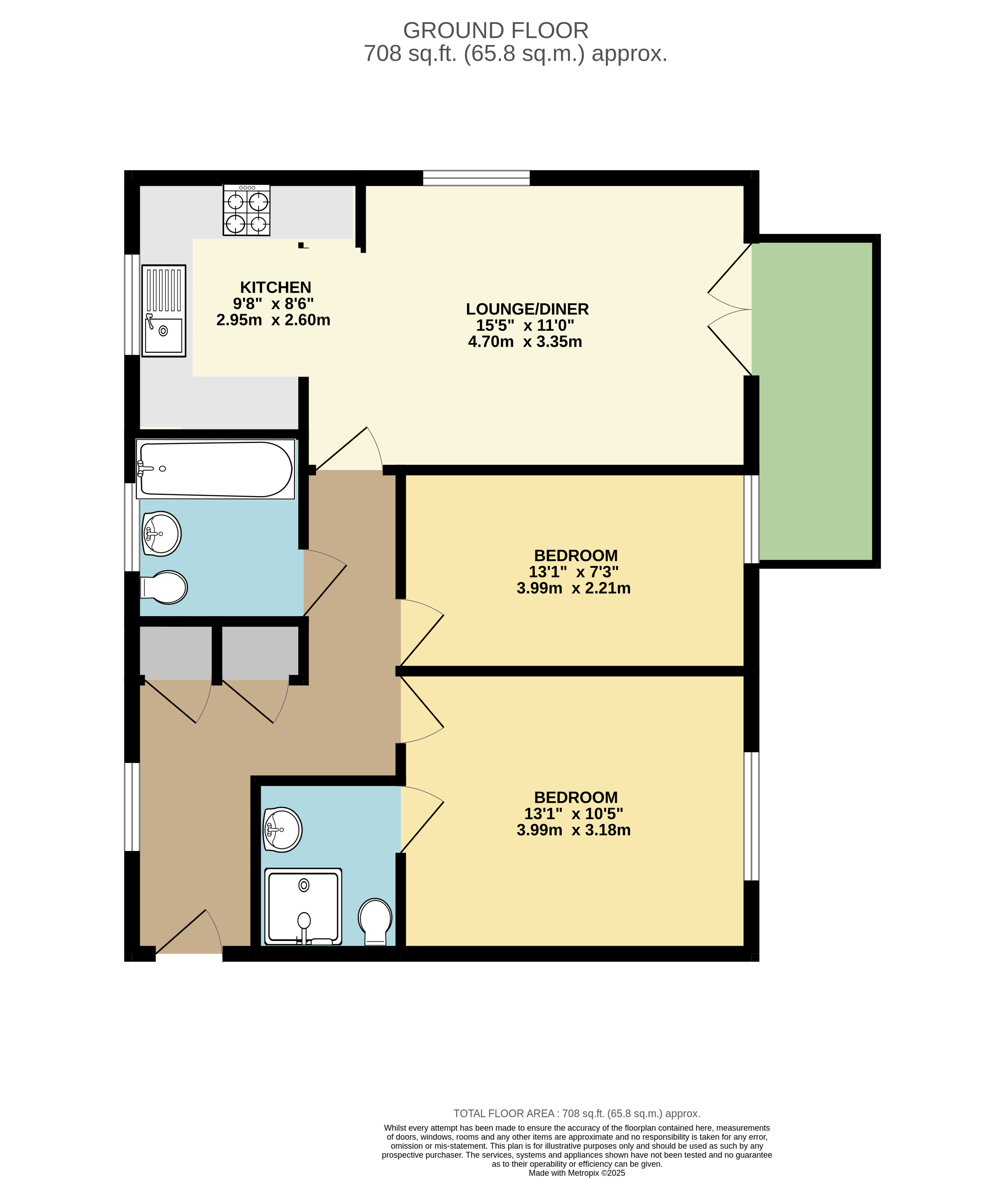 Flat 3, 1, Whitecastle Way, Milton Keynes floorplan
