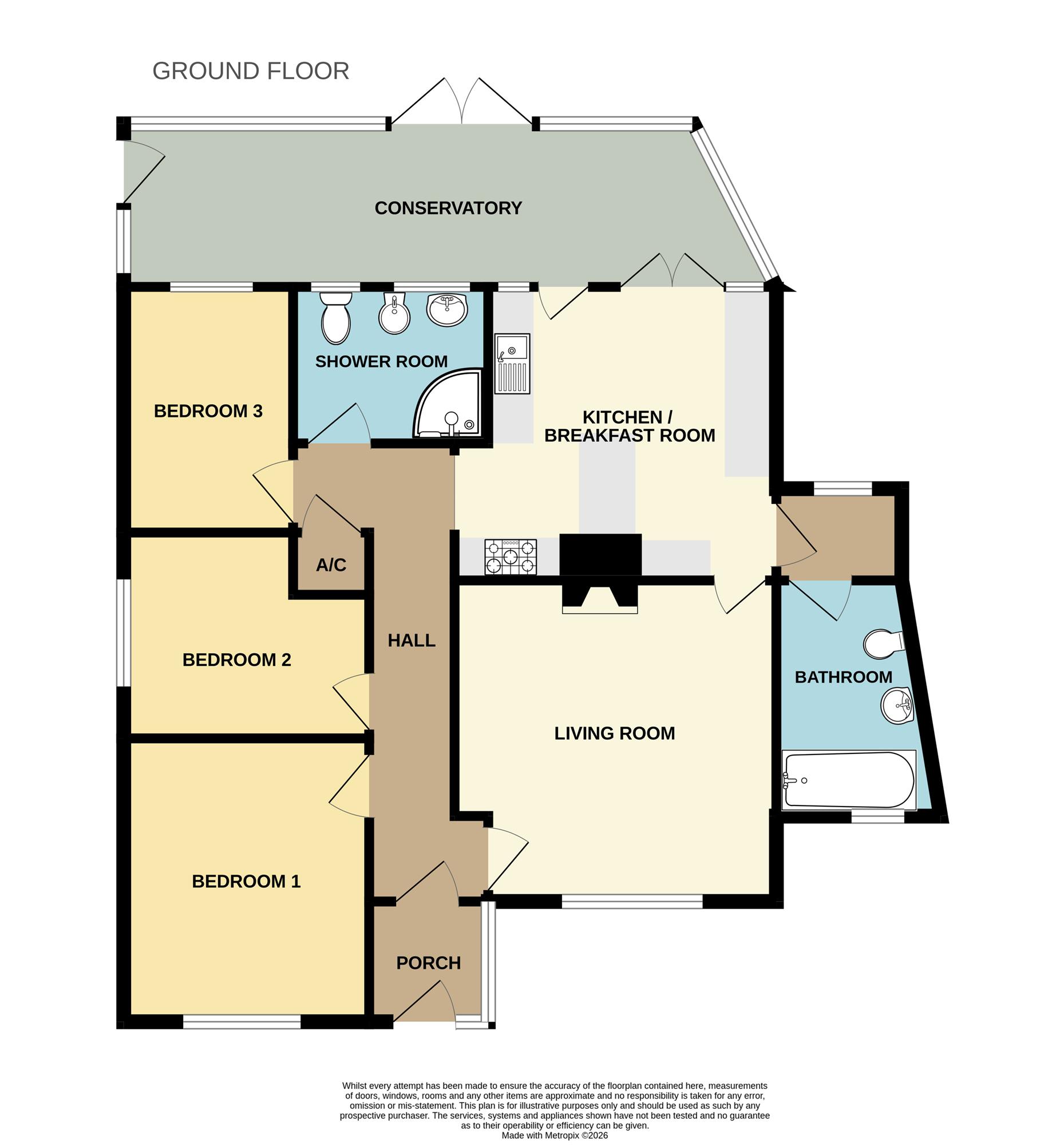 St Michaels, Plough Road, Great Bentley floorplan