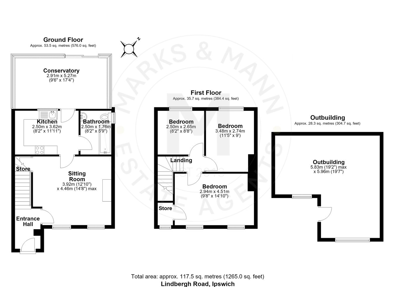 Lindbergh Road, Ipswich floorplan