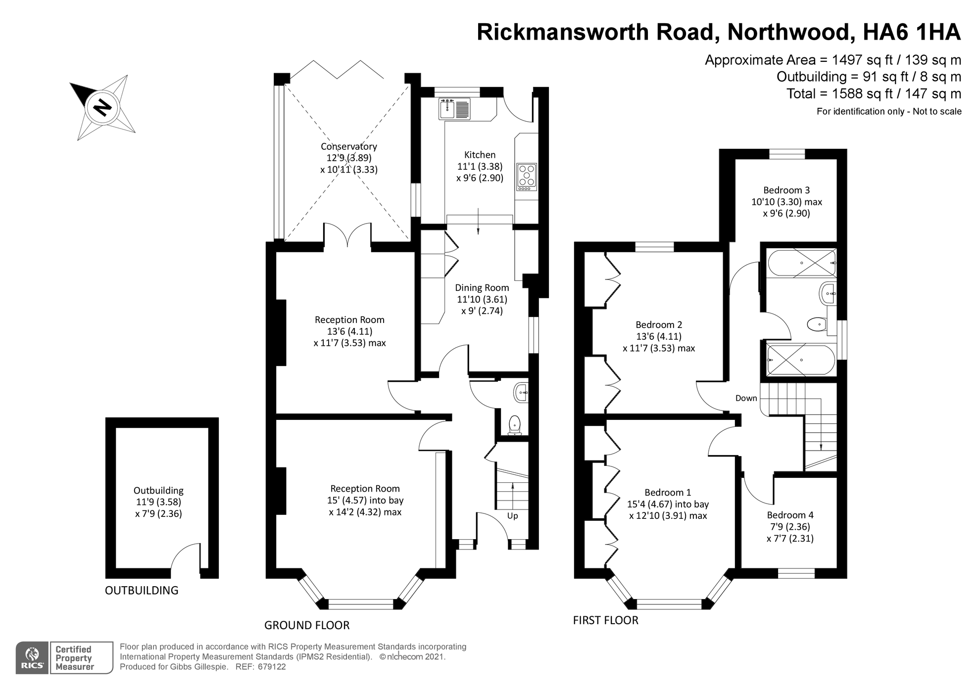 24, Rickmansworth Road, Middlesex floorplan