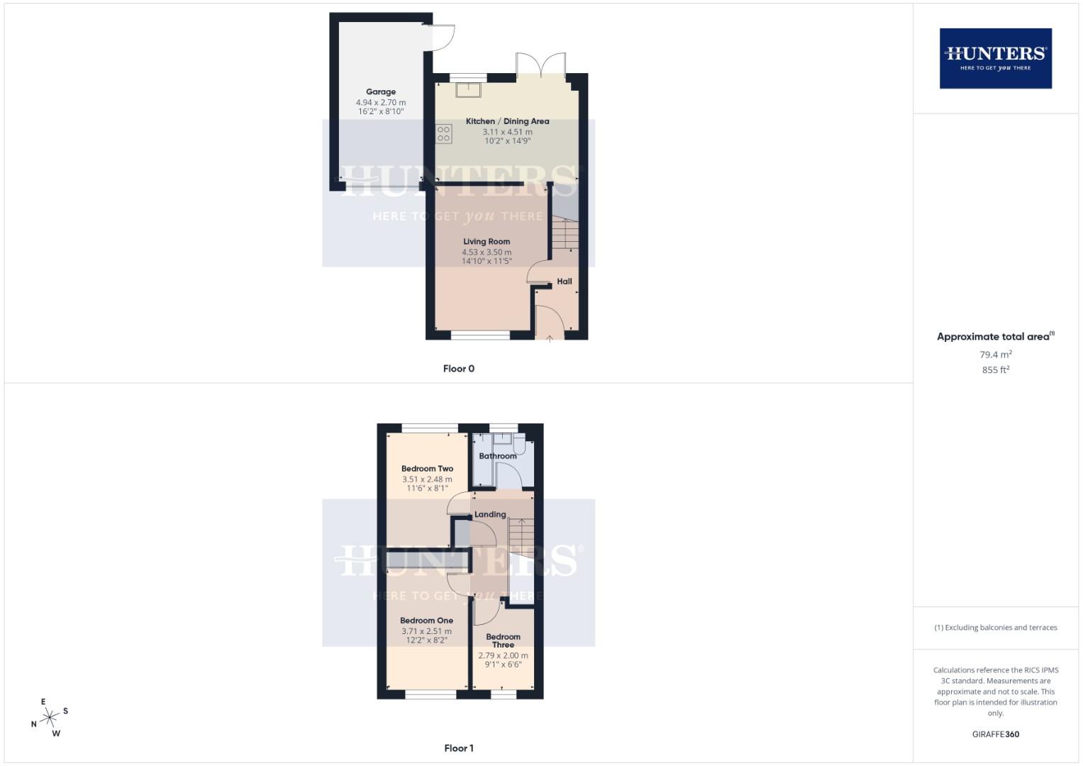 19, Meadow Close, Cheltenham floorplan