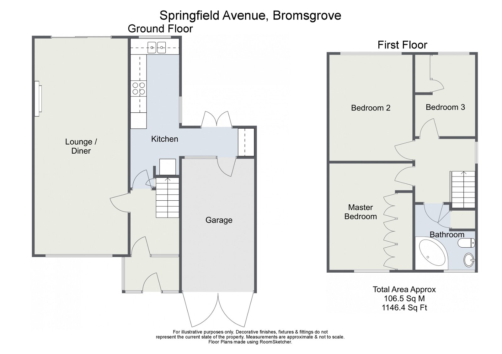 Springfield Avenue, Aston Fields, Bromsgrove B60, 3 bedroom semi