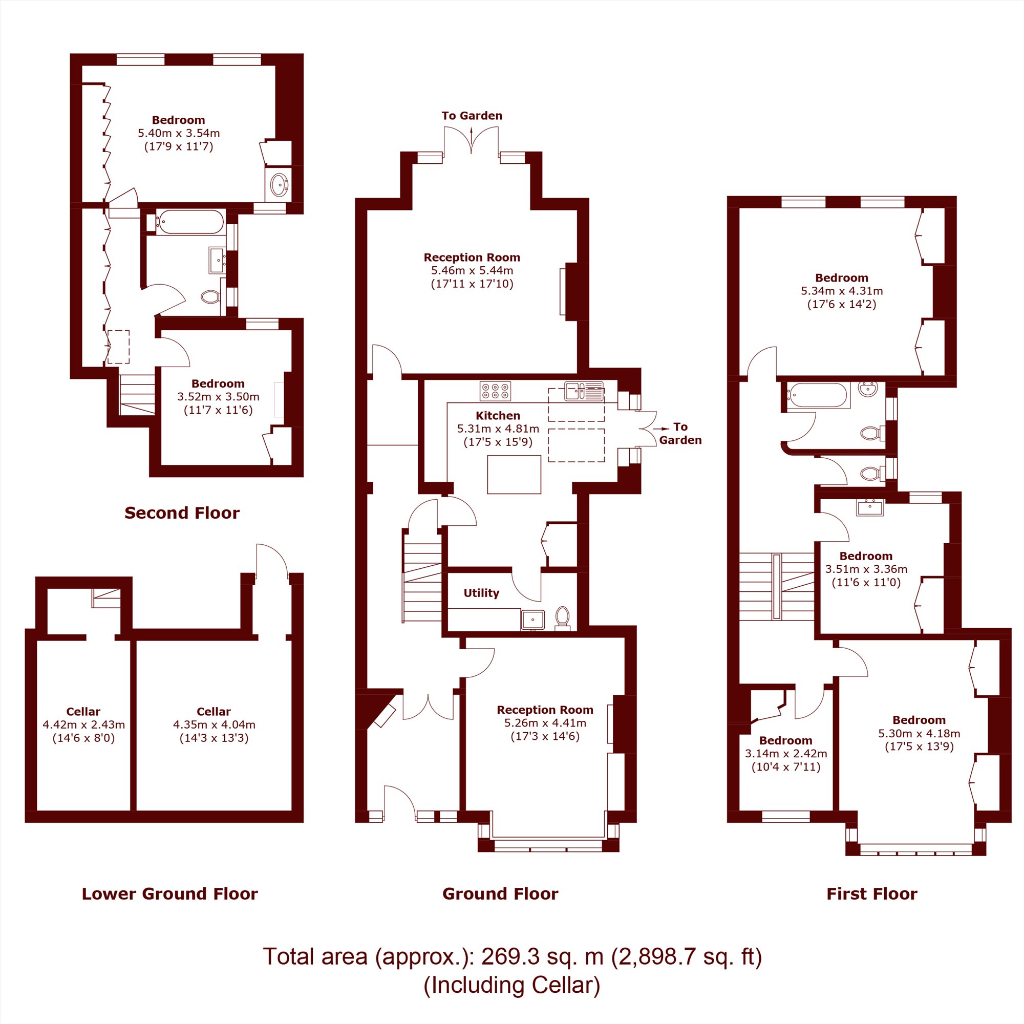 100, Dora Road, London floorplan