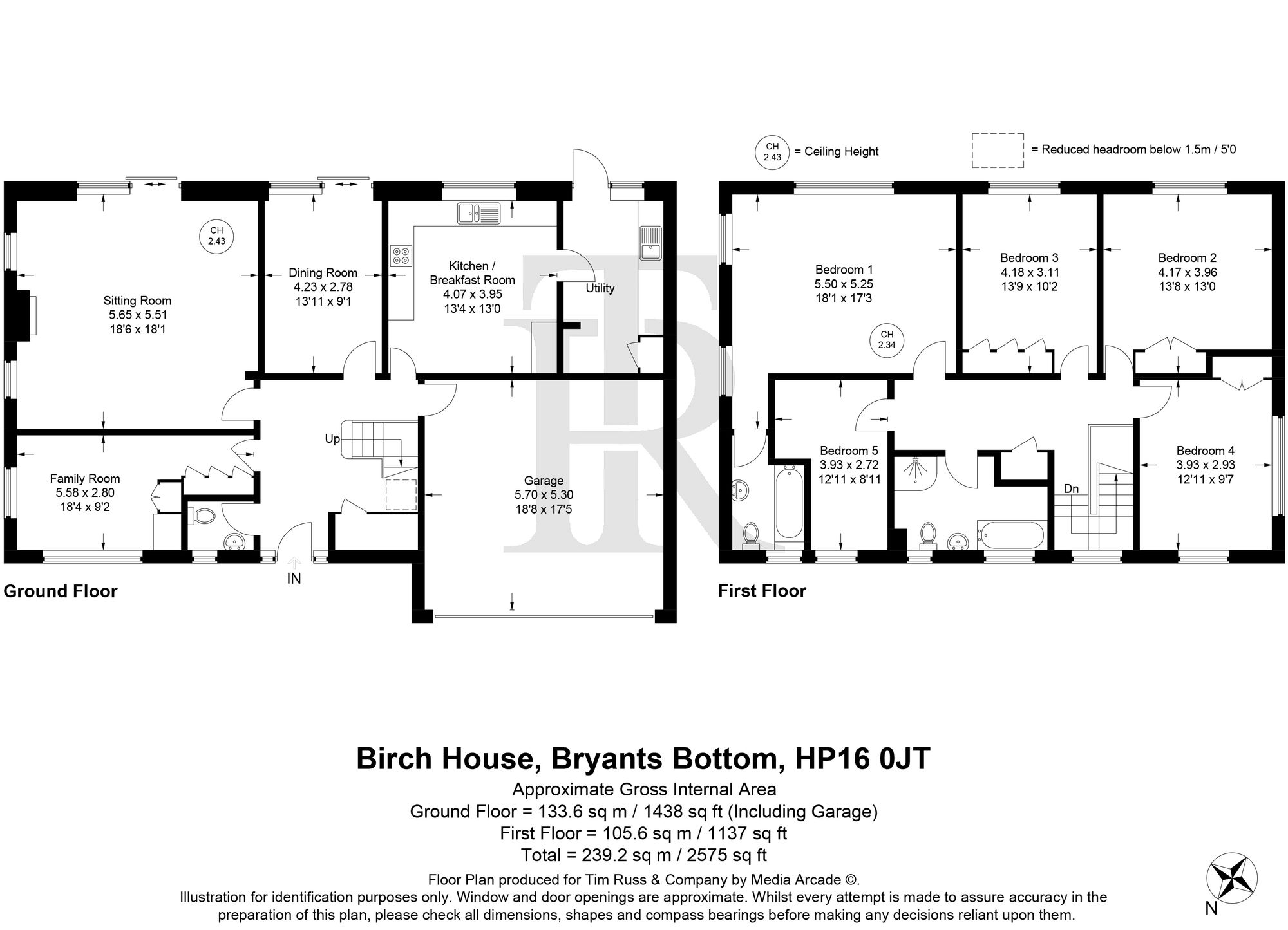 Birch House Bryants Bottom, Great Missenden floorplan