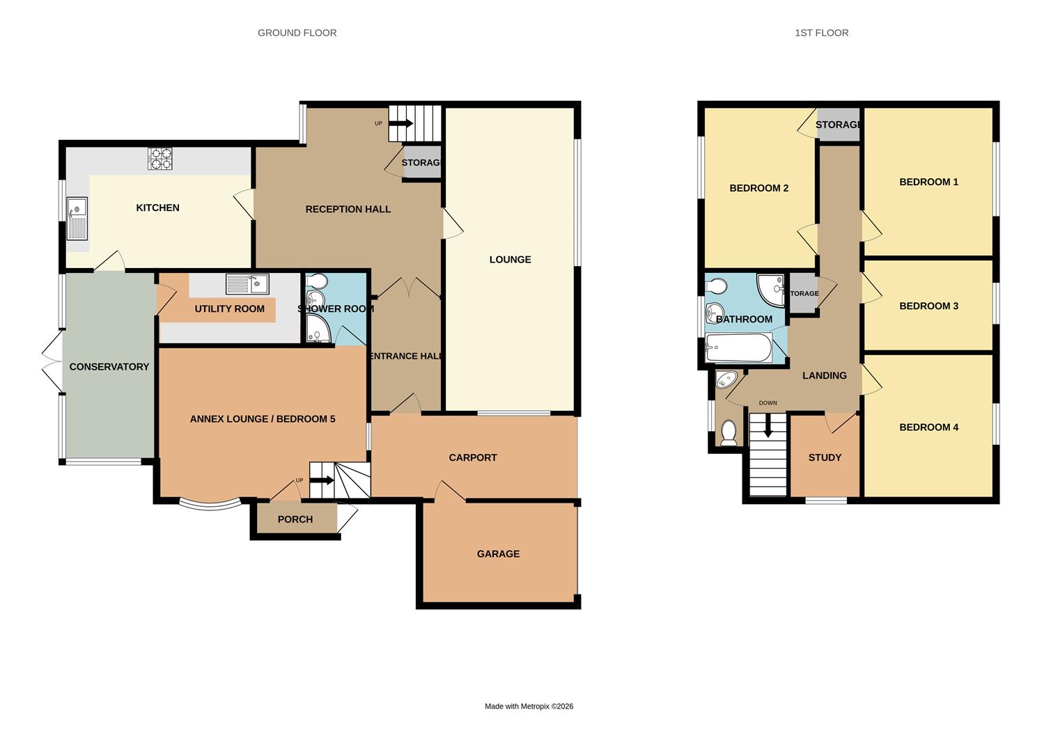 1, Bramber Drive, Wolverhampton floorplan