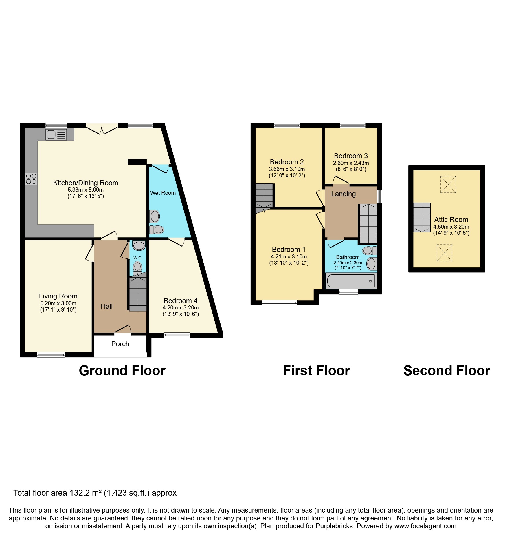19, Sandford Rise, Wolverhampton floorplan
