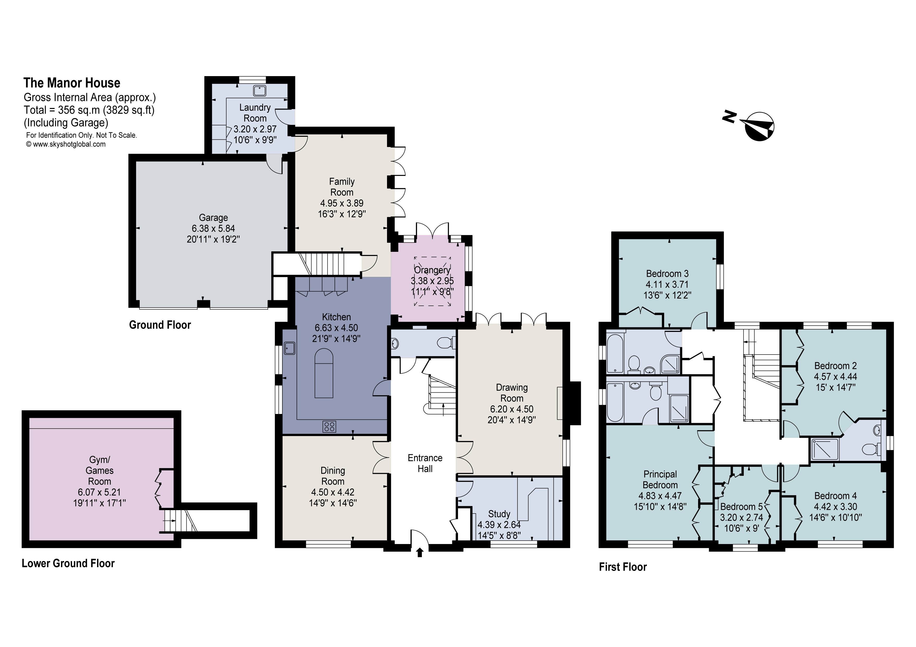 The Manor House, 5, The Close, Hook floorplan