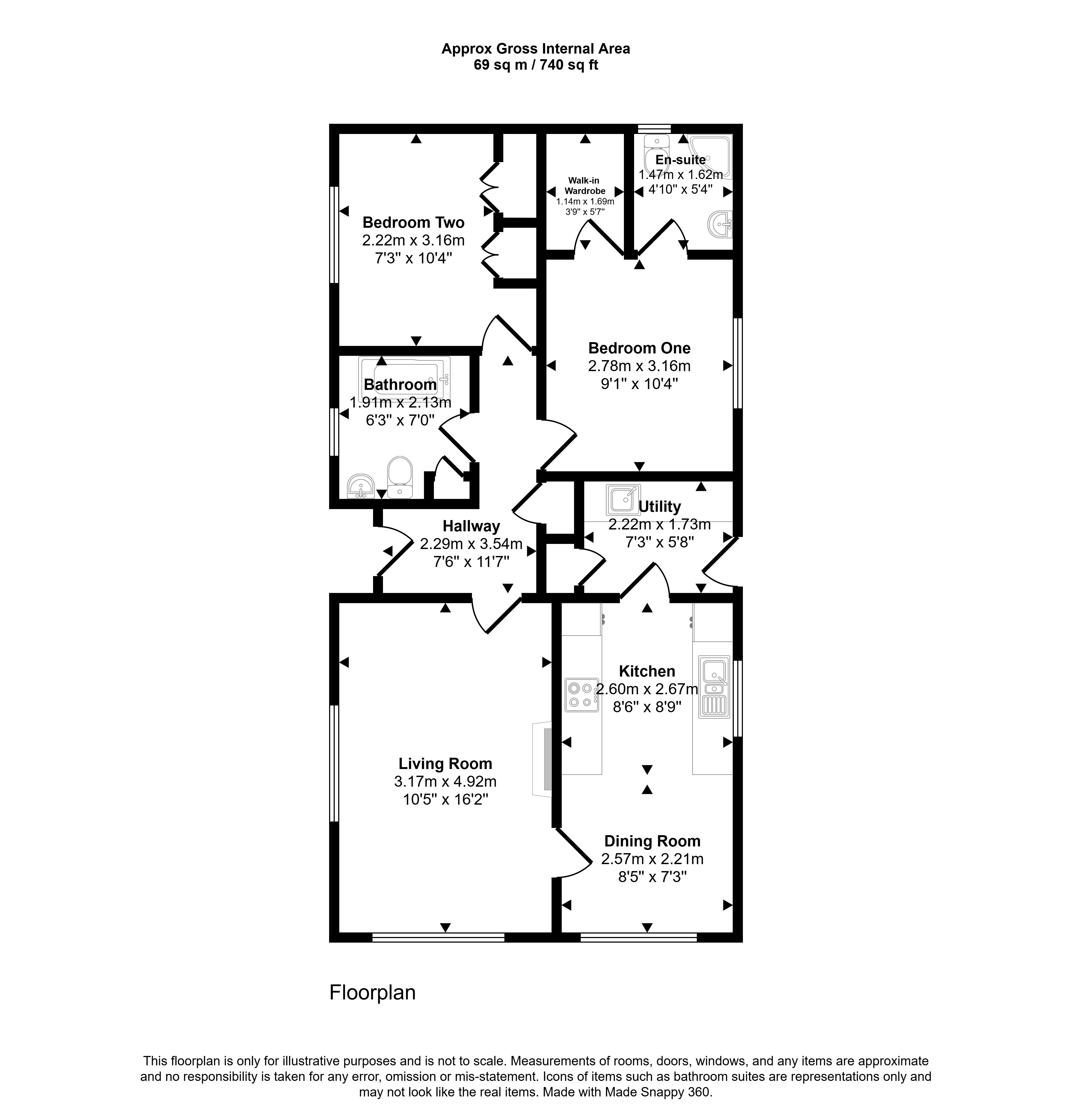 Pont Pentre Park, Upper Boat Pontypridd floorplan