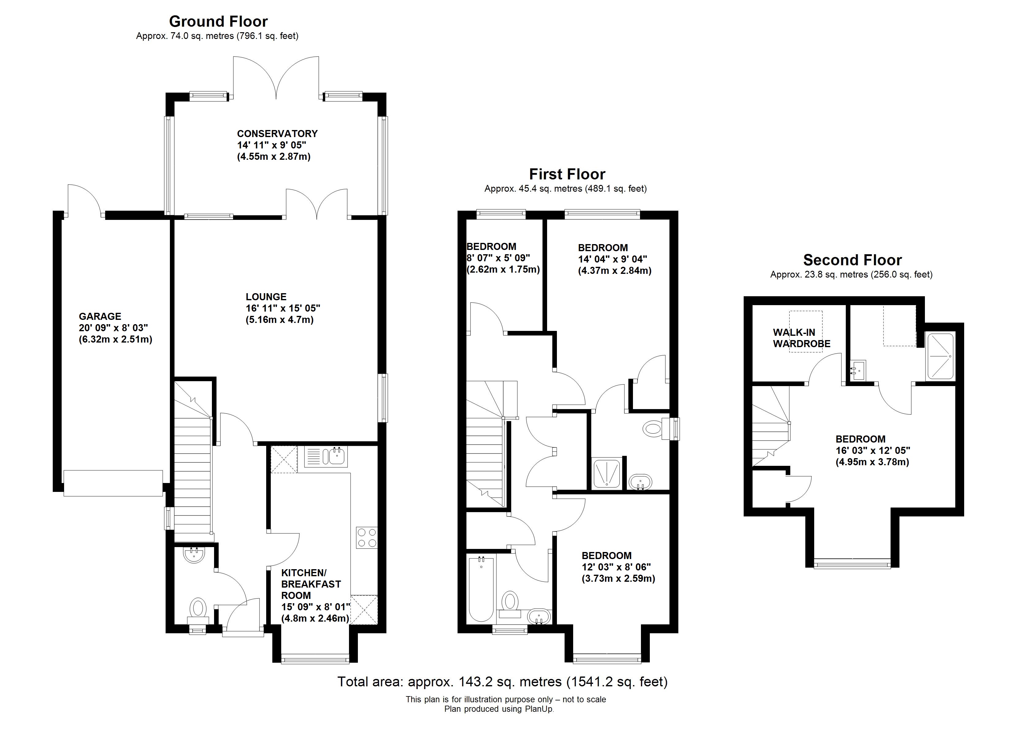 7, Abbey Close, Orpington floorplan