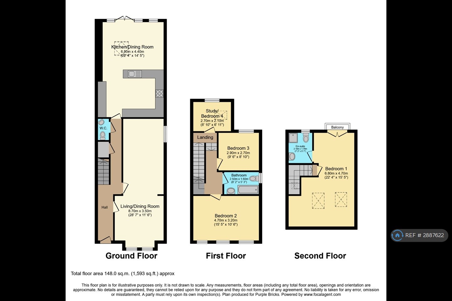 Hertford Road, East Finchley, London floorplan