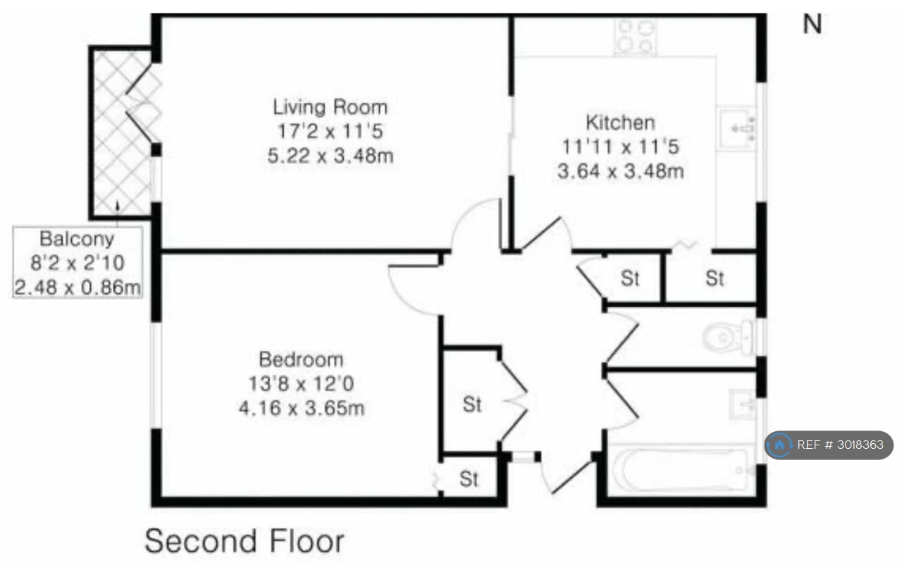 Sandra Court, Spencer Road, London floorplan