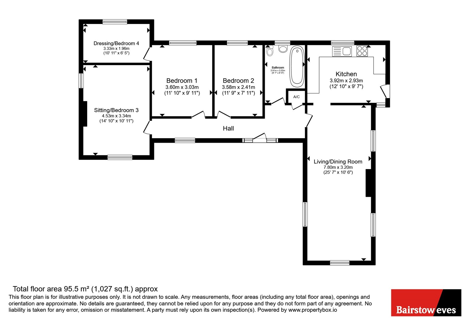 Alverstoke,, White Street Green, Colchester floorplan