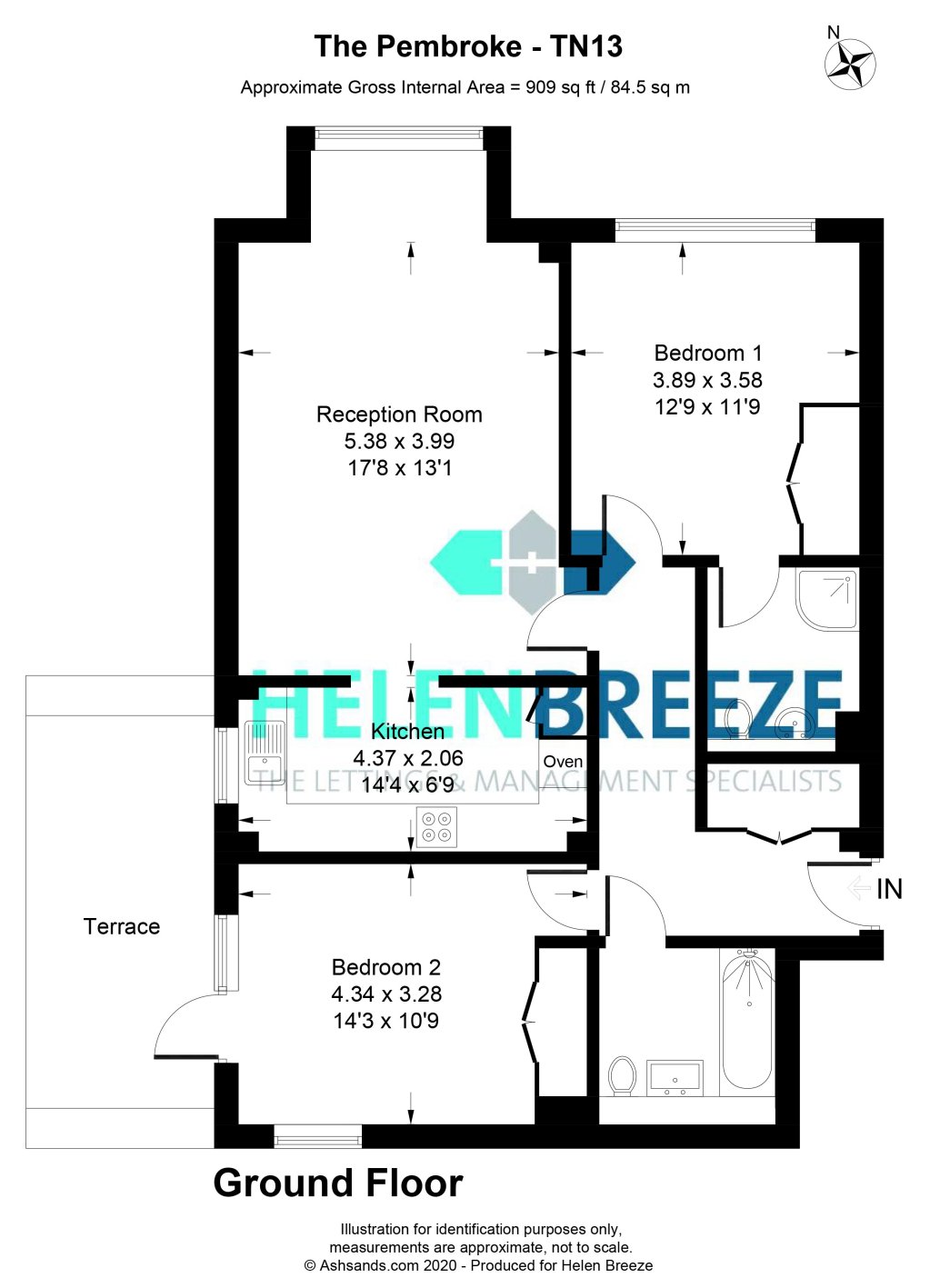 19, Pembroke Road, Sevenoaks floorplan