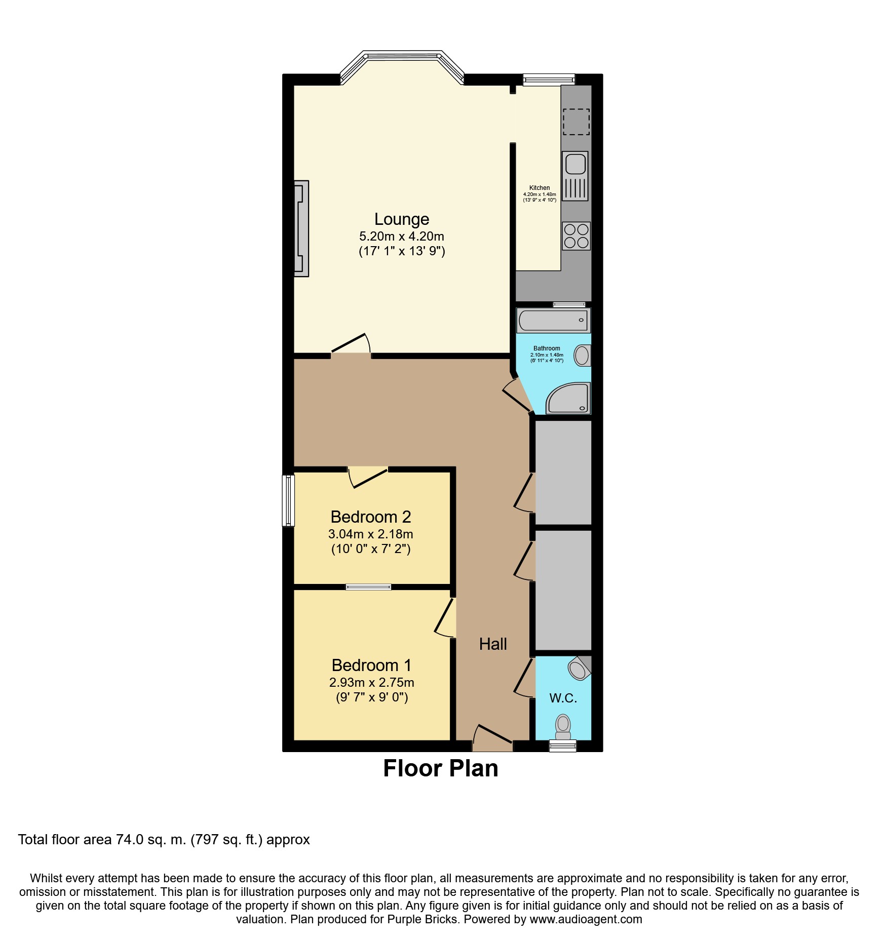 2 Bedrooms Flat for sale in 10A St. James Road, Tunbridge Wells TN1