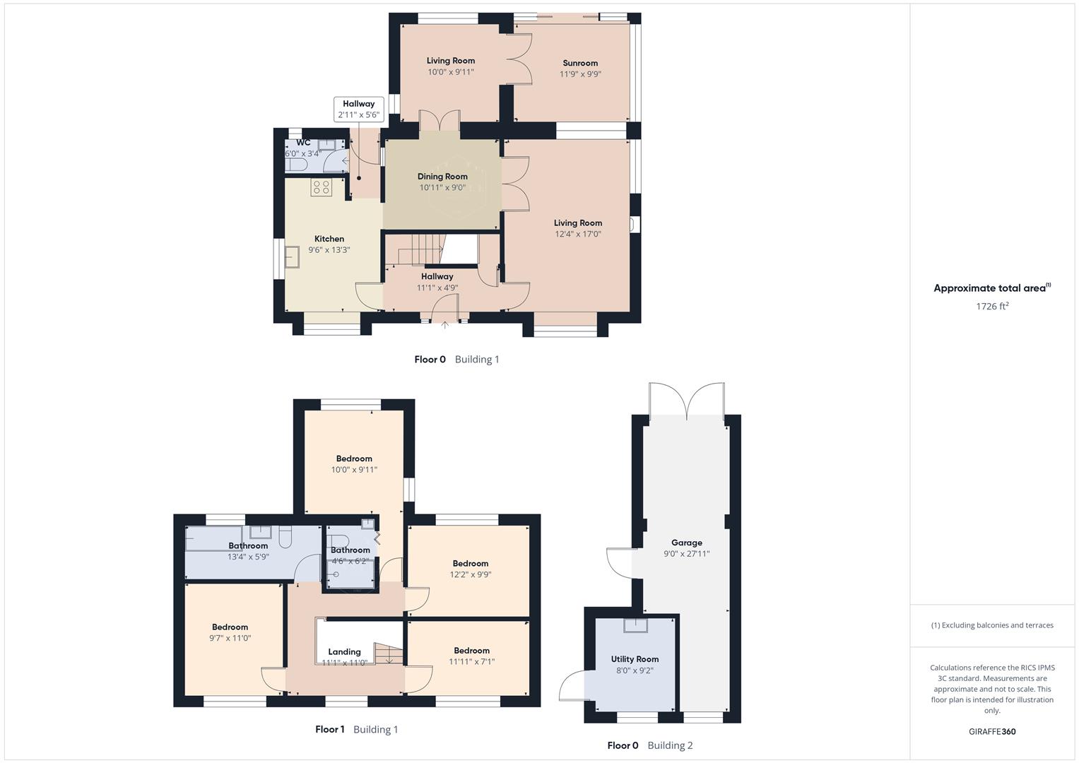 3, Aldridge Road, Burbage floorplan