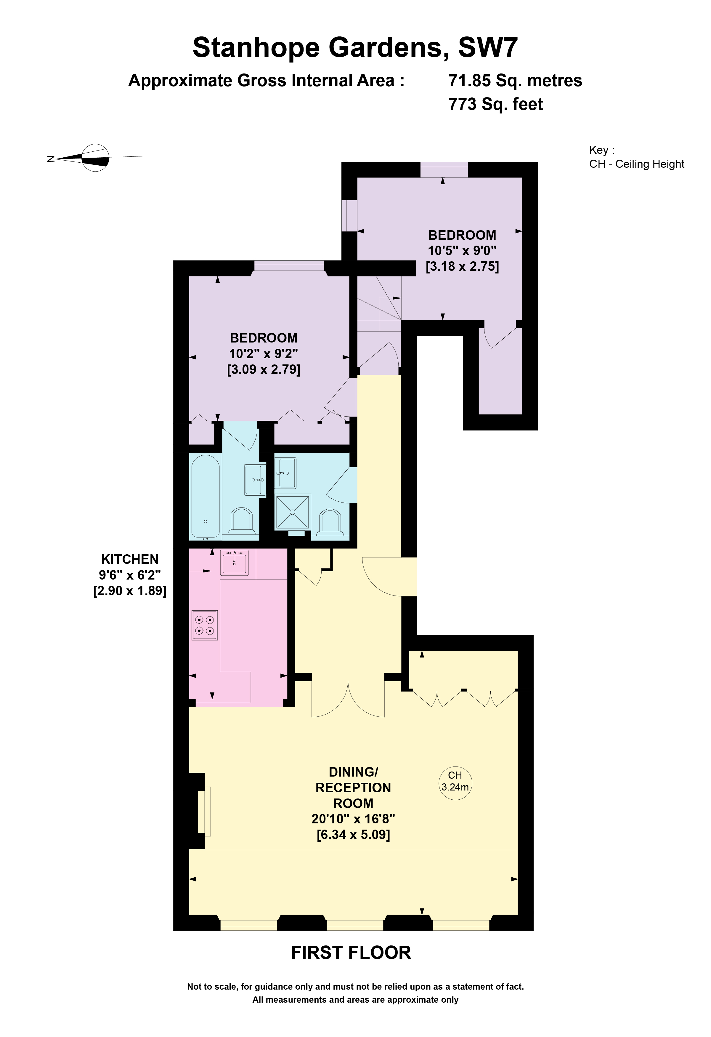 28, Stanhope Gardens, London floorplan