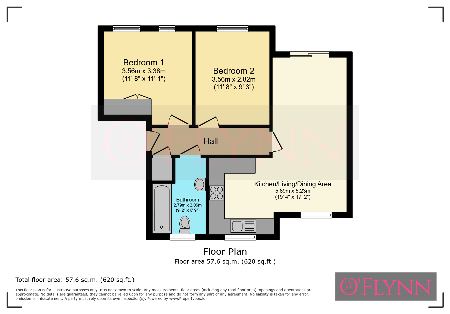 18f Strathern Road, Leicester floorplan