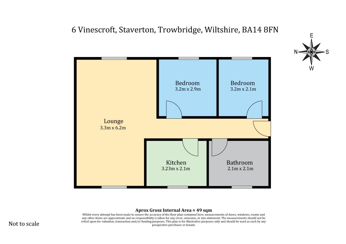 6 Vinescroft Staverton, Trowbridge floorplan