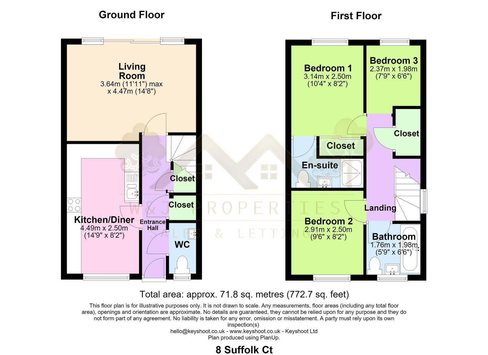 8, Suffolk Court, Chorley floorplan