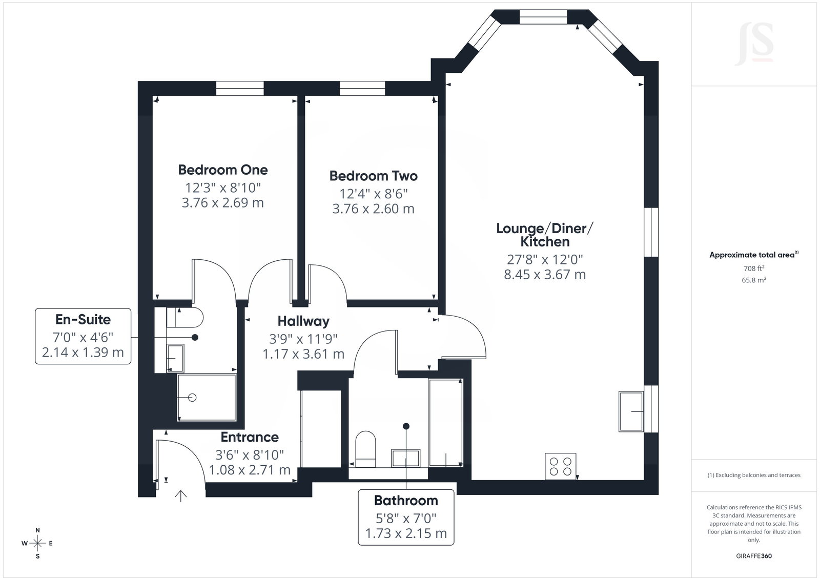 Longstaff House, 4,Flat 8, Longshore Drive, Shoreham-by-sea floorplan