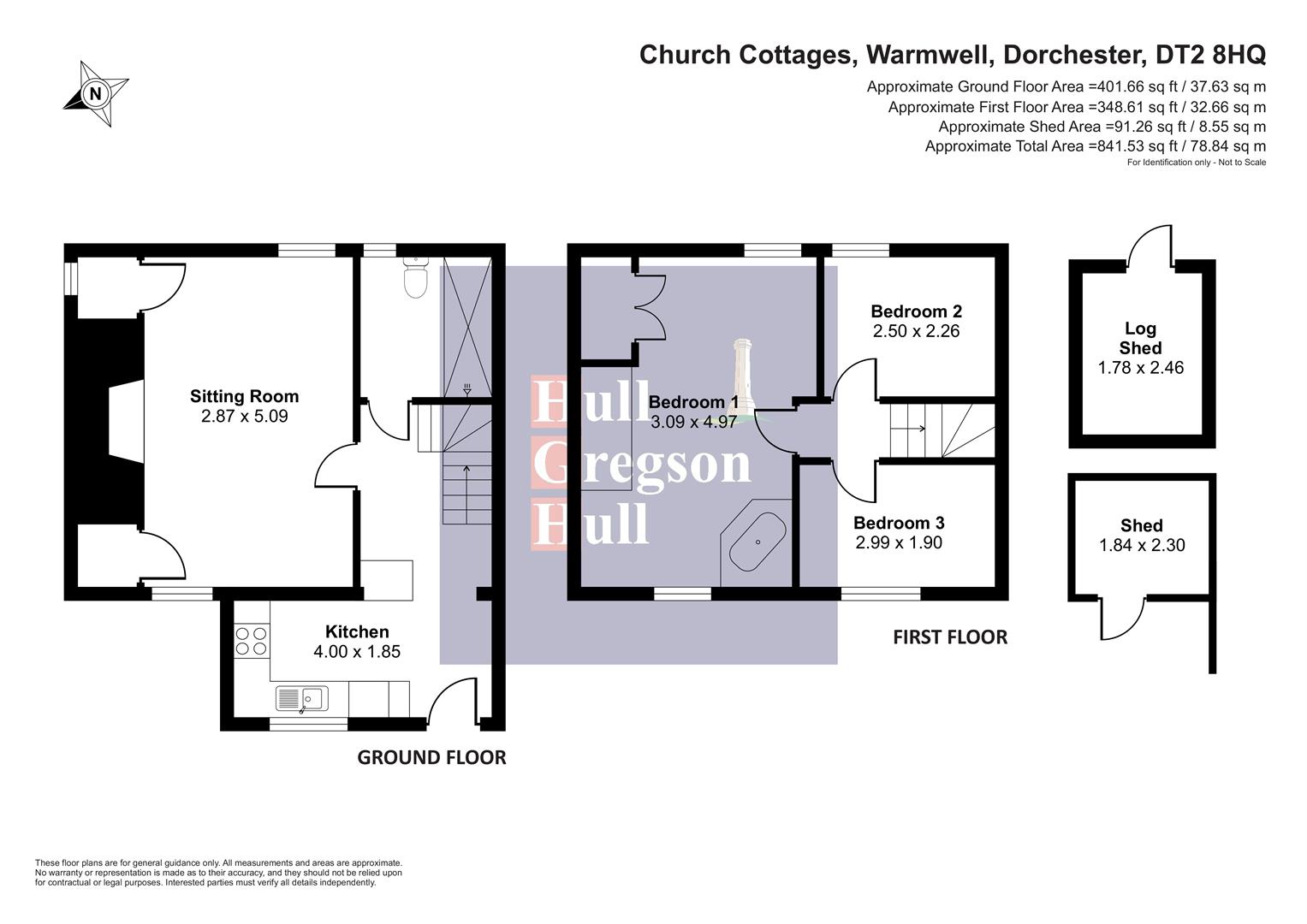 3, Church Cottages, Dorchester floorplan
