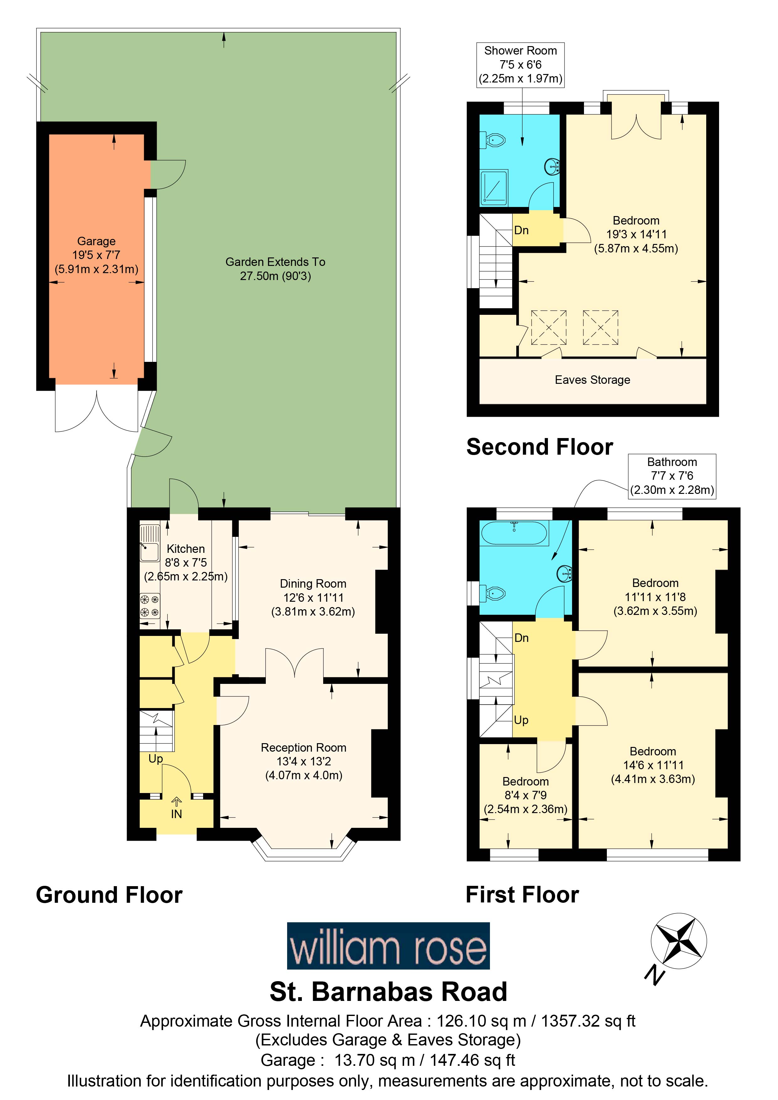 St. Barnabas Road, Woodford Green IG8, 4 bedroom semidetached house