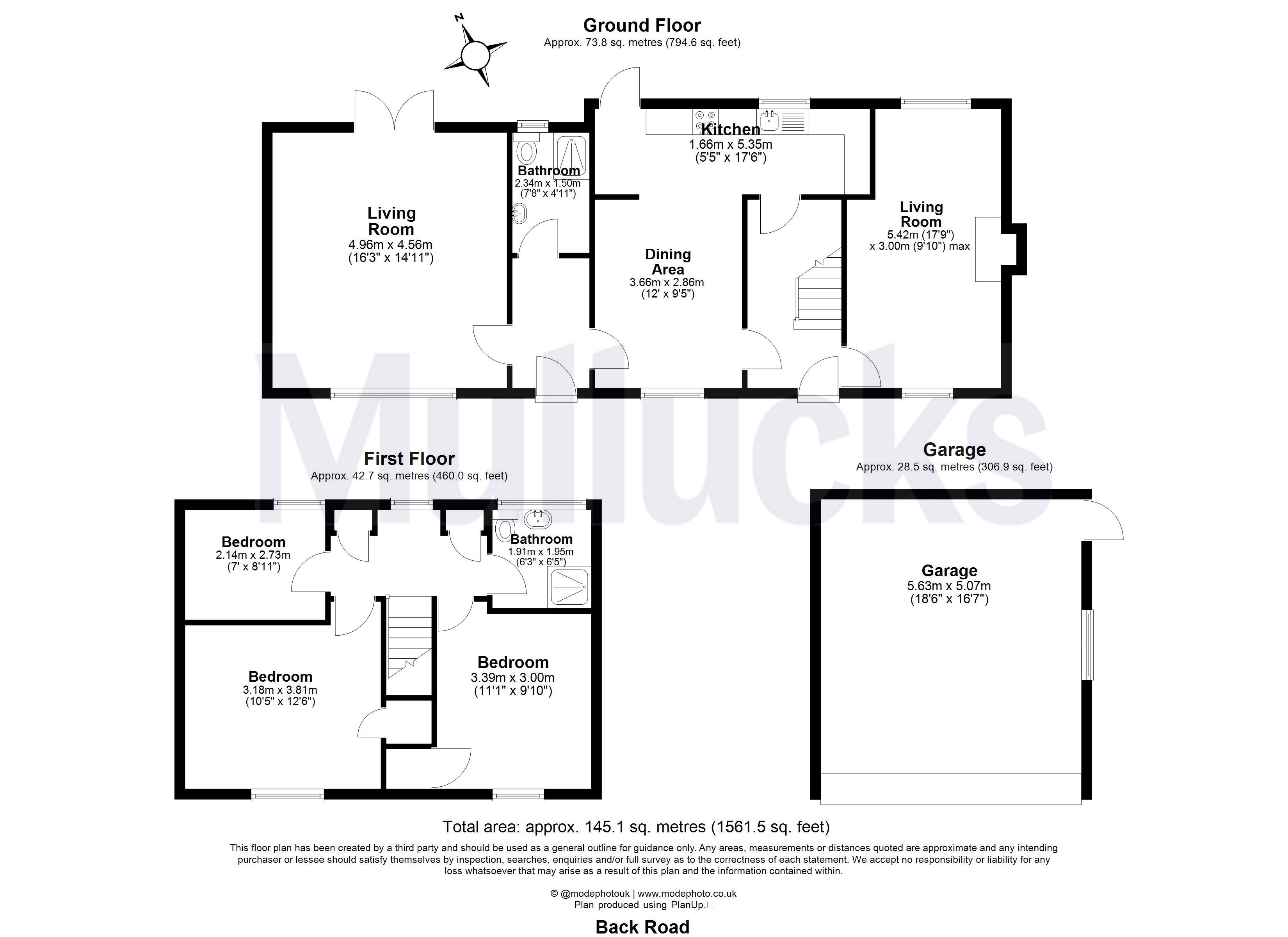 8, Back Road, Linton floorplan