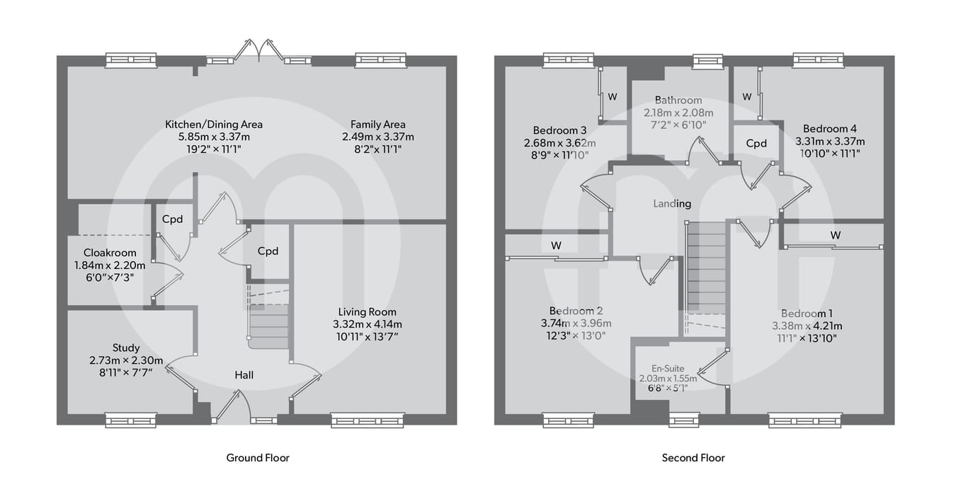 Woodside Way, Great Dunmow floorplan