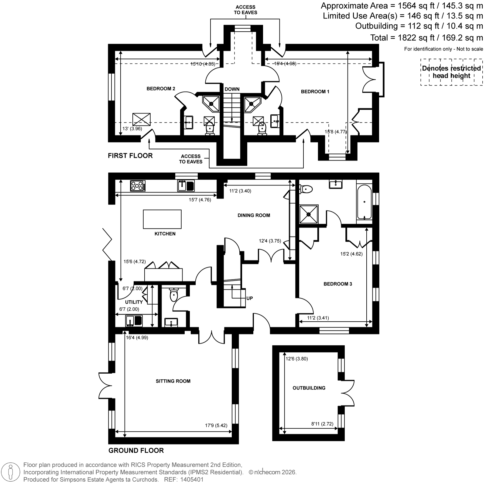 Croft Cottage,, Old Woking Road, Pyrford floorplan