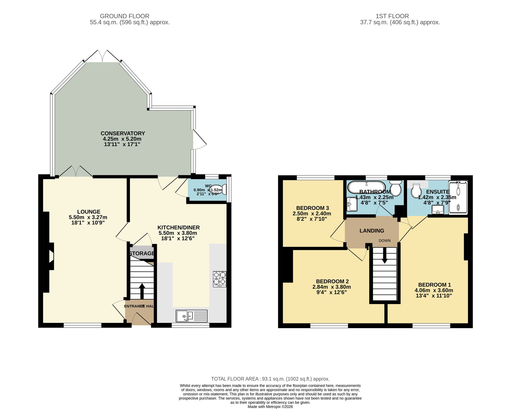 107 Gloucester Road, Derbyshire floorplan