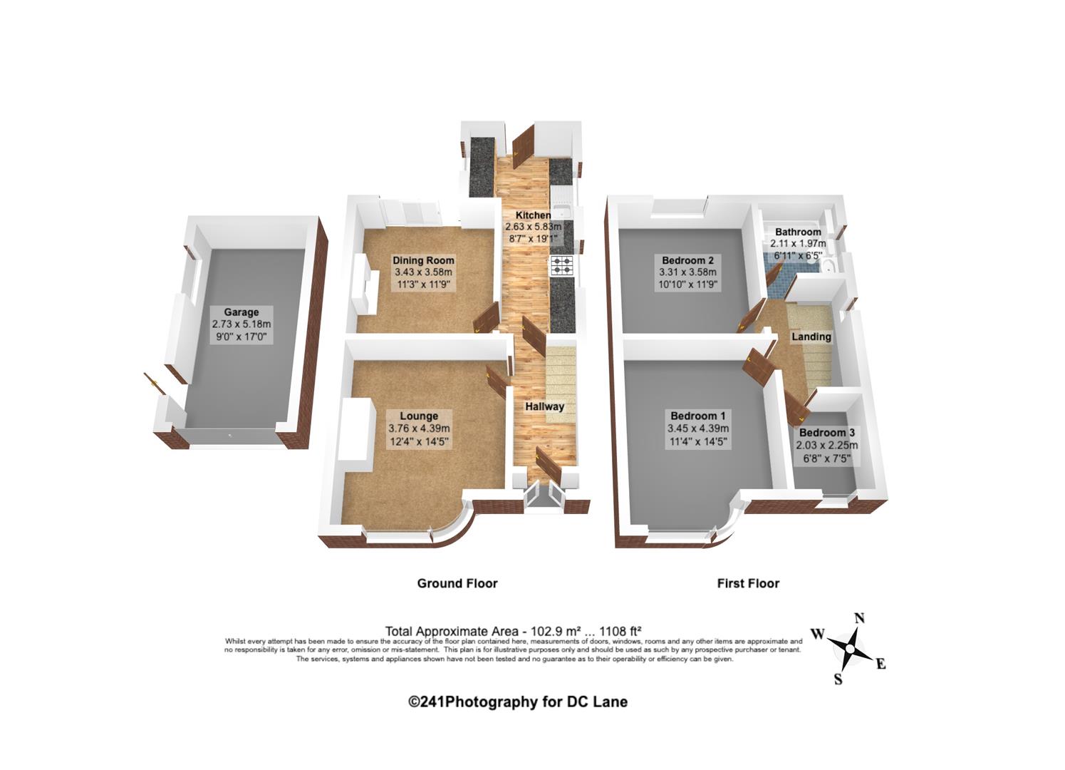 37, Darwin Crescent, Plymouth floorplan