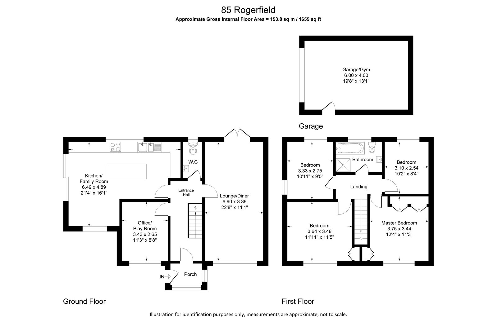 85, Rogersfield, Blackburn floorplan