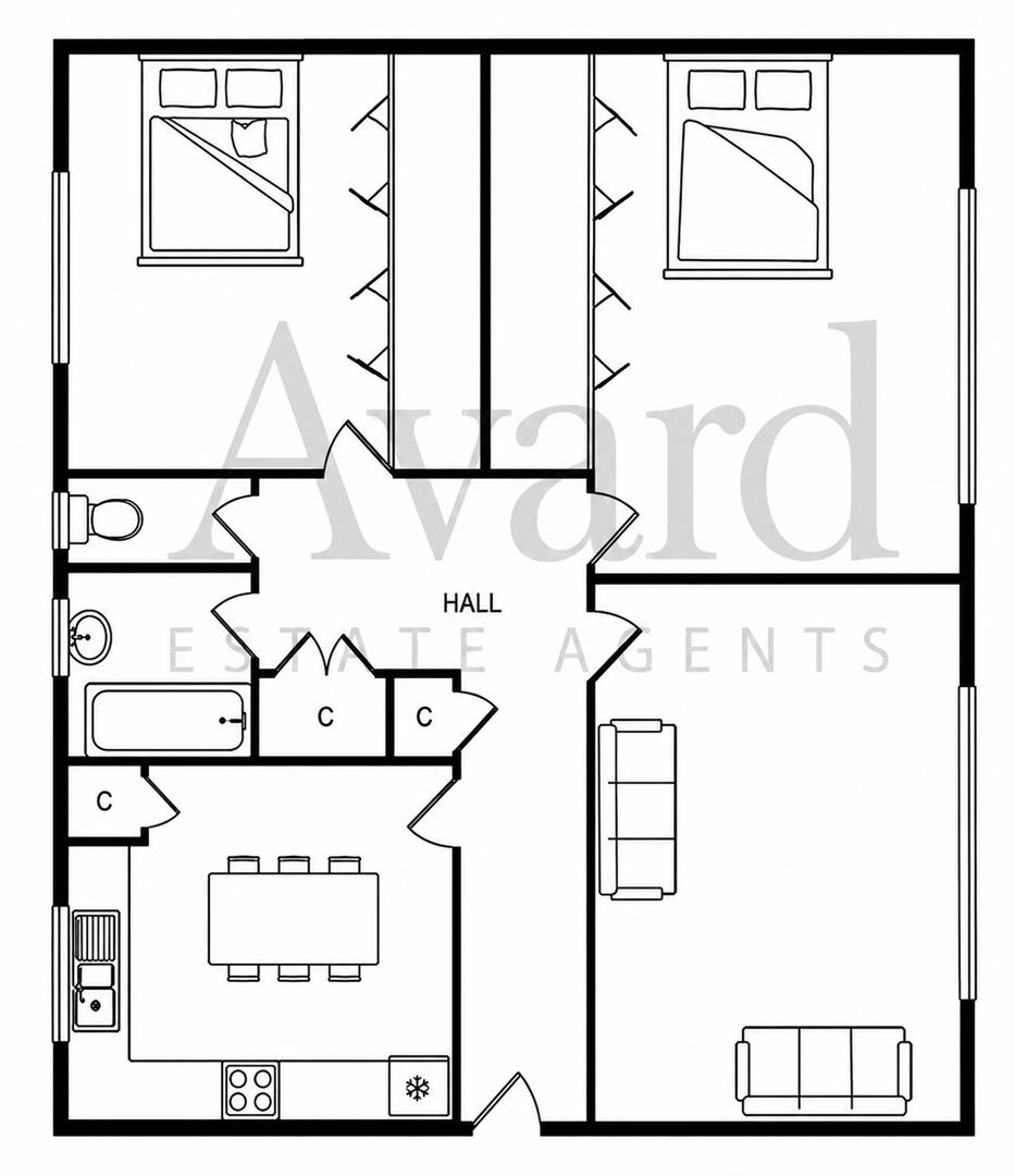 Flat 1, 1, Loyal Parade, Brighton floorplan