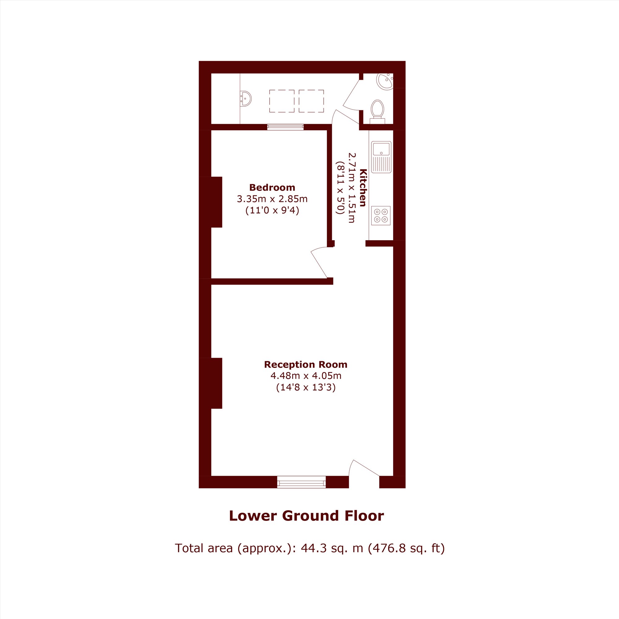 28A, Randolph Street, London floorplan