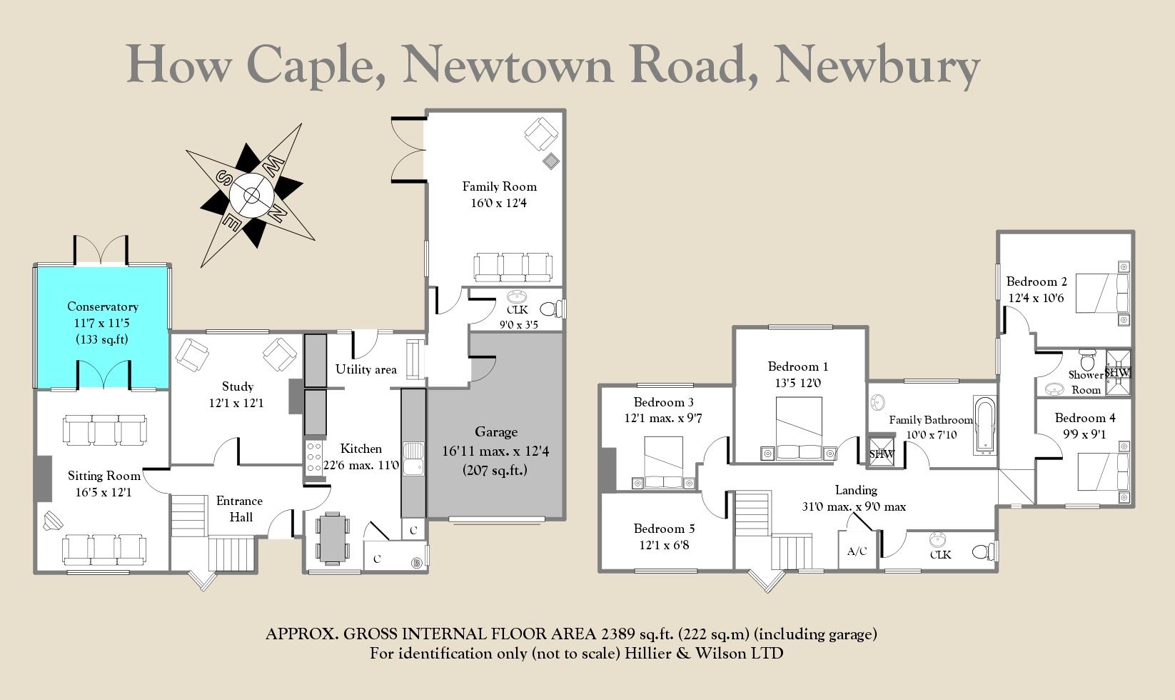 HOW CAPLE, 77, Newtown Road, Newbury floorplan