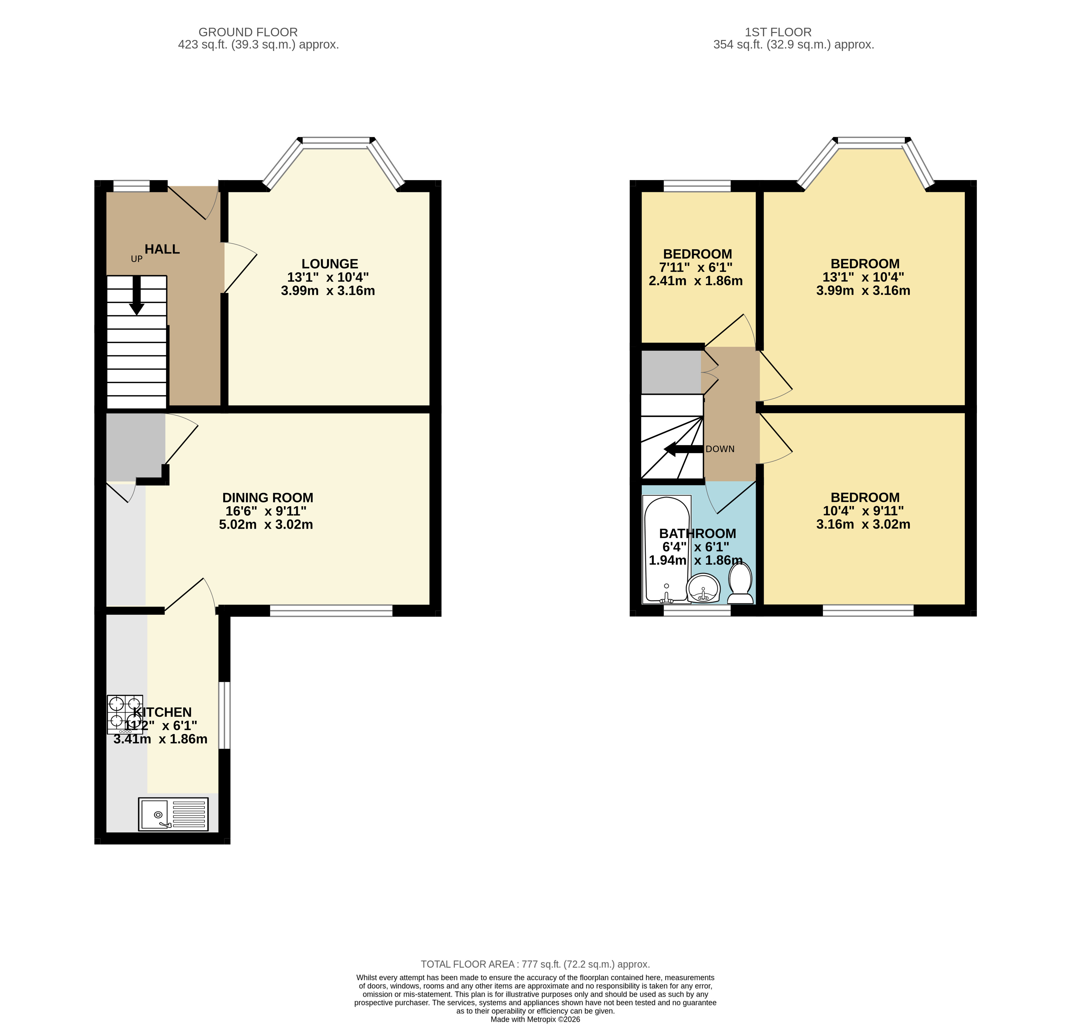 63, Ashton Road, Leeds floorplan