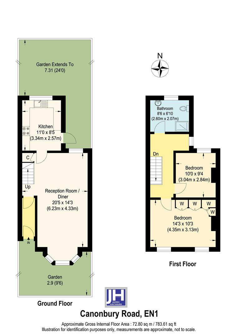 60, Canonbury Road, Enfield floorplan
