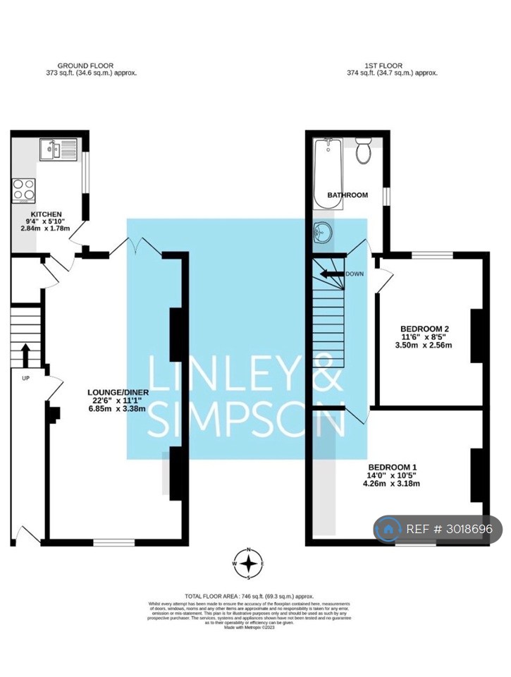 Garfield Terrace, York floorplan